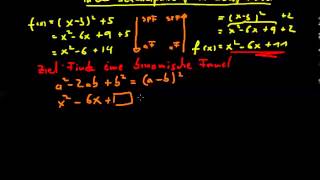 Quadratische Zusammenhänge 05  Die allgemeine Form in die Scheitelpunktform überführen [upl. by Nikal]