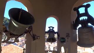 Campanas de la iglesia de Nstra Sra de la Asuncion Pradoluengo Glocken Bells Sinos Cloches ASMR [upl. by Theodora]