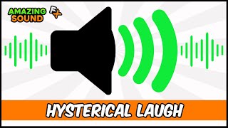 Hysterical Laugh  Sound Effect For Editing [upl. by Skvorak550]