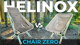 HELINOX Chair Zero vs High Back Which ULTRALIGHT Backpacking Chair Do You Choose [upl. by Otrebire]