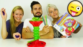 KATHI vs KAAN vs NINA Murmelmikado  Wer sammelt der verliert Spiel mit mir Kinderspielzeuge [upl. by Anel]