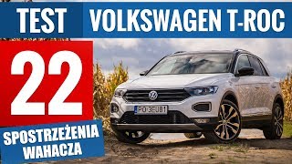 Volkswagen TRoc 20 TSI 190 KM DSG Premium 2018  TEST PL [upl. by Bordy]