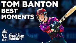 Best Of Tom Banton  One To Watch  England Cricket 2019 [upl. by Nosduj709]