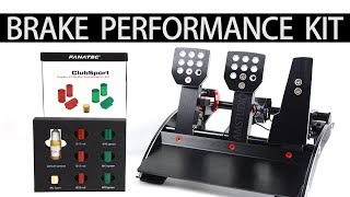 FANATEC CLUBSPORT BRAKE PERFORMANCE KIT SETUP  INSTALL [upl. by Scoles]