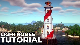 How to Build a Lighthouse  Minecraft Tutorial [upl. by Arrik364]