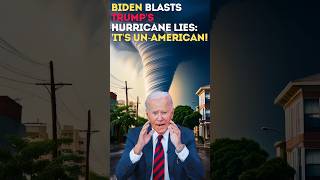 Biden BLASTS Trumps Hurricane Lies Its UnAmerican shorts [upl. by Zales]