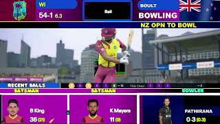 WEST INDIES vs NEW ZEALAND T20 WORLDCUP  live today t20 worldcup match  live nz vs wi [upl. by Torry]