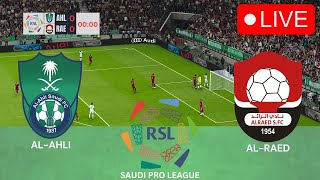 🔴بث مباشر مباراة الاهلي والرائد اليوم  الدوري السعودي 2024  بث مباشر للمباراة  PES 21 [upl. by Teerell]