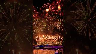 Vijit Chao Phraya 2024 lights show  Amazing Bangkok View at night amazing fireworks fire [upl. by Ettelloc81]