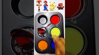 Different type of character 😜 Amazing color mixing colormixing satisfying asmr [upl. by Eldnek]