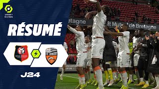 STADE RENNAIS FC  FC LORIENT 1  2  Résumé  SRFC  FCL 20232024 [upl. by Aela]