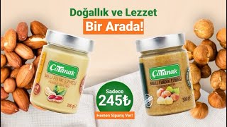 Çotanak Ballı fıstık ve fındık ezmesi \u00100 doğal içeriği ve eşsiz lezzetiyle sofralarınızda [upl. by Ring246]