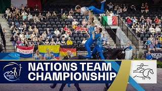 Breathtaking Vaulting performance wins Germany team gold  FEI World Equestrian Games 2018 [upl. by Leorsiy216]