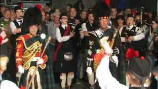 1st Sauerland Pipes and Drums  Irish Folk Festival Balver Höhle 2012 [upl. by Ahoufe840]