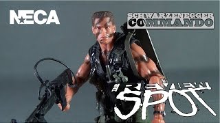 Toy Spot  NECA Commando John Matrix [upl. by Drol901]