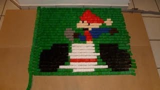 Mario Kart DS in 20000 Dominoes [upl. by Atneciv]