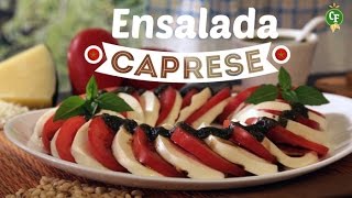 ¿Cómo preparar Ensalada Caprese  Cocina Fresca [upl. by Anerrol237]