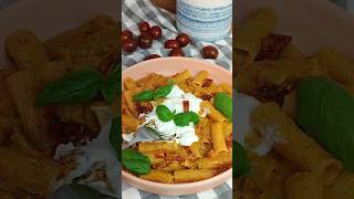 RIGATONI CON CREMOSO DE BURRATA pasta platosaludable platosfáciles burrata [upl. by Mercado]