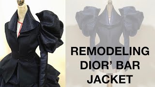 Remodeling of Dior bar jacket [upl. by Rahman251]