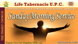 Life Tabernacle UPC Sunday Morning Service February 25 2024 quotRev Leroy S Dawsonquot [upl. by Thevenot]