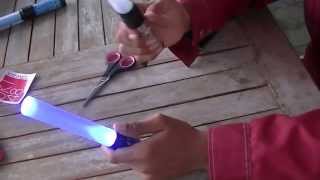 Cara Membuat LightStick kocak how to make lightstick simple [upl. by Oeflein]