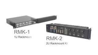 datavideo RMK1 RMK2 1U2U Rackmount Kit [upl. by Payson]