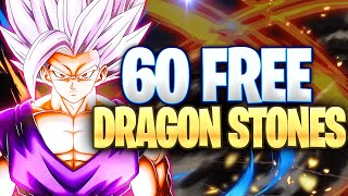 DO THIS NOW HOW TO GET 60 FREE DRAGON STONES FARMING THESE  DBZ Dokkan Battle [upl. by Noyrb]