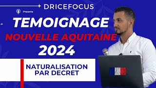 Demande nationalité française 2024 entretien assimilation naturalisation par décret Témoignage [upl. by Selym]