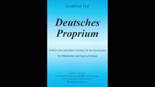 DEUTSCHES PROPRIUM für TTBB und Orgel von Gottfried Veit [upl. by Allina]