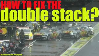 Pit Lane Double Stacking Rule Change  V8 Supercars Torque [upl. by Eeramit]