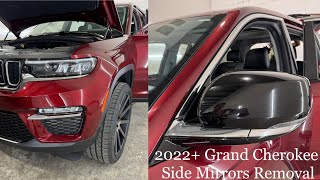 2022 Jeep Grand Cherokee Side Mirrors Removal [upl. by Cela]