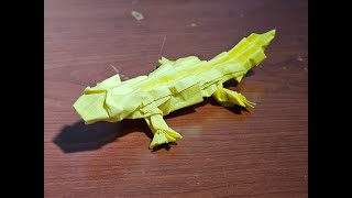 아르마딜로 도마뱀 접기Armadillo Girdled Lizard Origami [upl. by Nash875]