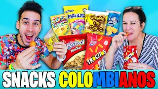 PROBANDO SNACKS COLOMBIANOS CON MAMA ARTIST  HaroldArtistPlay [upl. by Anelahs]