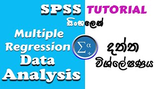 Multiple Regression Data Analysis in Sinhala  Data Analyze Part in Research Thesis [upl. by Eloken542]