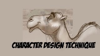 Cartoon Character Design Tutorial  EASY Technique [upl. by Notslar946]