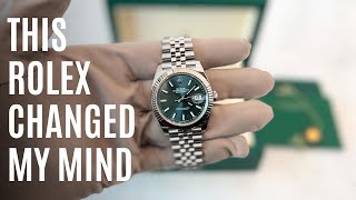 Dont buy a Rolex Datejust 41 Mint Dial Jubilee until you watch this video [upl. by Nnayelhsa400]