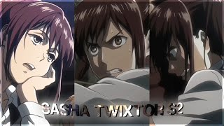 Sasha Braus  Free Twixtor clips  Attack on titans • s2 all scenes [upl. by Ahsertal]