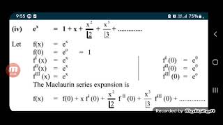 Apply maclurin series expansion to expand ex1xx²2x³3 [upl. by Sarena]