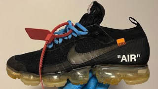 How To Clean amp Unyellow Nike Off White Vapormax “Black” [upl. by Etnoved]