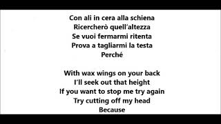 Måneskin  Zitti e buoni  Lyricsenglish translation  Italy  Eurovision 2021 [upl. by Bonilla590]