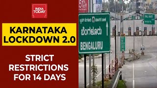 Karnataka Lockdown 20 Strict Restrictions Imposed For 14 Days Essential Services Allowed [upl. by Stacey]