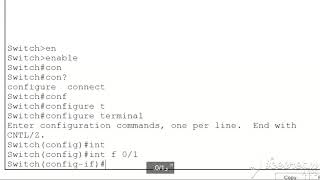 اوامر CLI برنامج ال Packet tracer [upl. by Ruosnam]