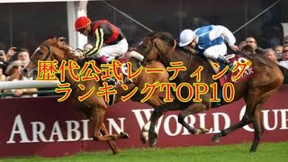 【決定版】日本馬の歴代公式レーティングランキングベスト10 [upl. by Yromas308]