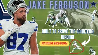 Jake Ferguson ALL22  The Film Never Lies 🔥🔥 dallascowboys [upl. by Einej]