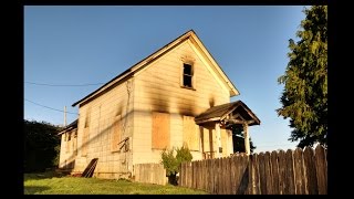 File 16091 Abandoned Victorian Home Set on Fire in Eureka Demolished [upl. by Sawyor359]