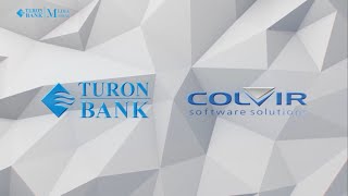 Туронбанк янги quotColvir banking systemquot тизимига ўтди [upl. by Elleinnod711]