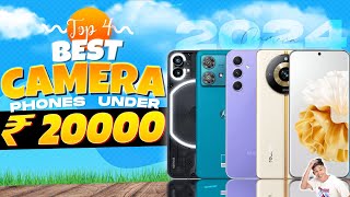 Top 4 Best Camera Smartphone Under 20000 in January 2024  Best Camera Phone Under 20000 in INDIA [upl. by Aicetel]