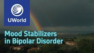 Mood Stabilizers in Bipolar Disorder  UWorld Notes USMLE Psychiatry Review [upl. by Allegna]