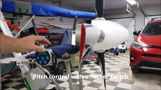 Electric Variable Pitch propeller [upl. by Fillander]