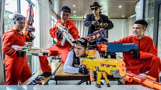 LTT Nerf War  Team SEAL X Warriors Nerf Guns Fight Crime Dr Ken Criminal Hunting Campaign [upl. by Eymaj448]